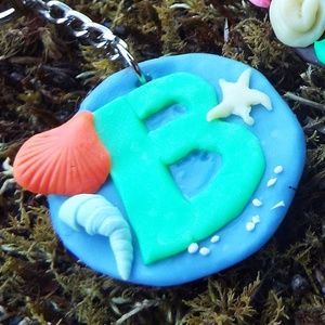 Alphabet key chain - letter B (personalized)